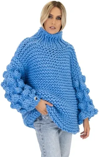 Mums Handmade Bubble Sleeve Sweater - Blue (3840602)