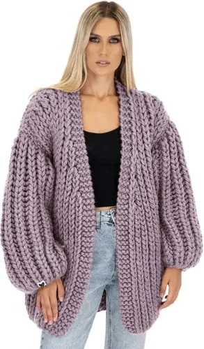 Mums Handmade Long Balloon Cardigan - Lilac (8717536)