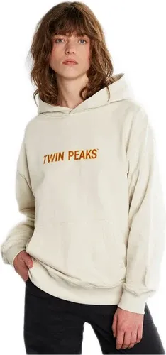 Dedicated Hoodie Sundborn Twin Peaks Logo Oat White (8735141)