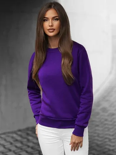 Sudadera de mujer violeta OZONEE JS/W01Z (3984729)