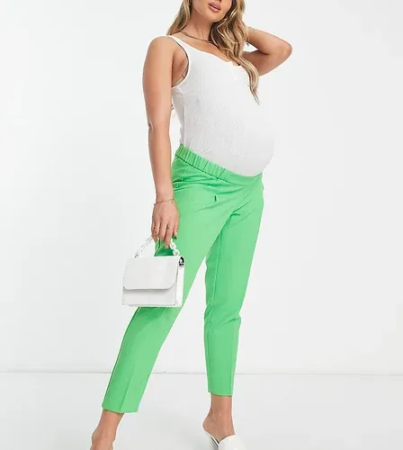 ASOS Maternity Pantalones de vestir verde manzana de corte tapered de ASOS DESIGN Maternity (8721088)