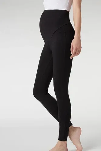 Calzedonia Leggings Premamá de Algodón Mujer Negro Tamaño L (6582678)