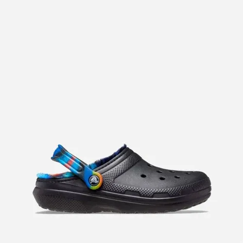 Crocs Classic Lined Spray Dye Clog 208045 BLACK/MULTI (8762899)