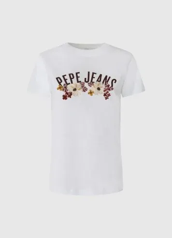 PEPE JEANS Rosemery - Camiseta Blanco L (8802918)