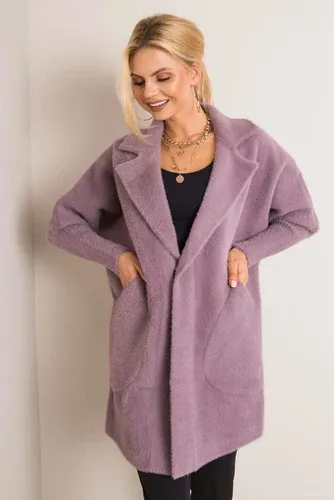 Glara Solid colour coat with wool (8926122)