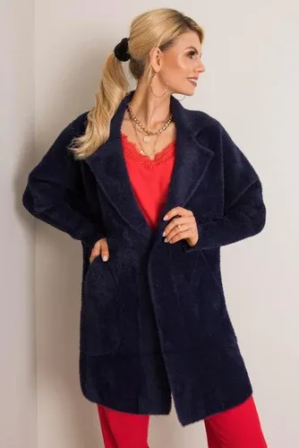 Glara Solid colour coat with wool (8926126)