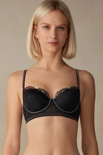 Intimissimi Sujetador Balconette Sofia Shine High Like Stars Mujer Negro Tamaño 1D (8836456)