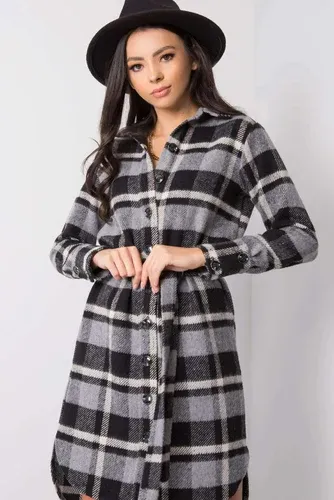 Glara Shirt dress with wool (8928209)