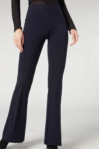 Calzedonia Leggings Acampanados Mujer Azul Tamaño L (8906154)