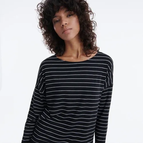 Reserved - Blusa a rayas - Negro (8615043)