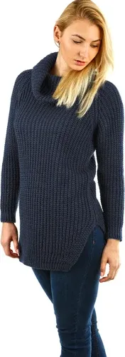 Glara Longer sweater with turtleneck (8920792)