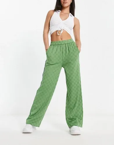 Pantalones a cuadros dameros verdes de Urban Revivo (8923475)