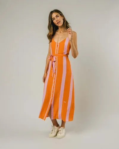 Brava Fabrics Color Block Dress Orange (8952808)