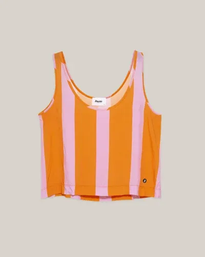 Brava Fabrics Color Block Tank Top Orange (8953002)