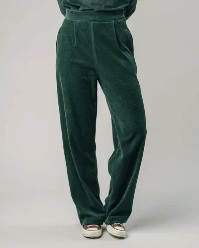 Brava Fabrics Corduroy Oversized Pants Forest Green (8953350)