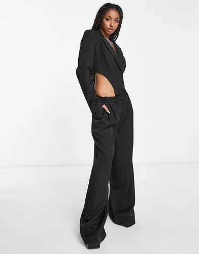 Pantalones de sastre negros de corte holgado suelto de KYO The Brand (parte de un conjunto) (8967744)
