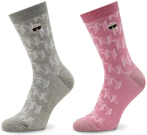 2 pares de calcetines altos para mujer KARL LAGERFELD (8990675)