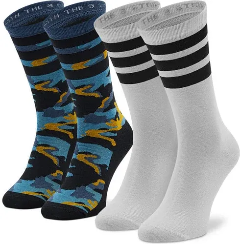 2 pares de calcetines altos unisex adidas (8960127)