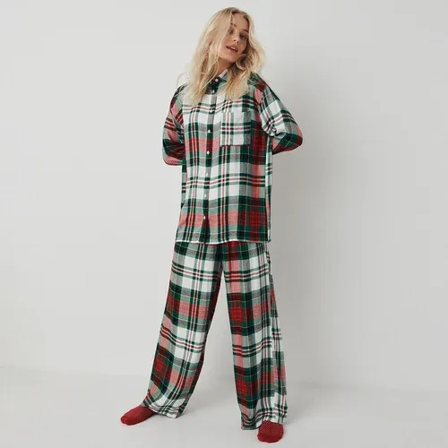 Reserved - Pijama con motivo navideño - Rojo (9004121)