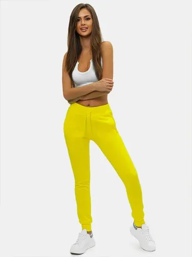 Pantalón de chándal para mujer amarillo OZONEE JS/CK01Z (9006196)