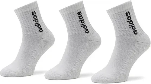 3 pares de calcetines altos unisex adidas (9026159)