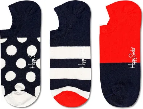 3 pares de calcetines cortos unisex Happy Socks (9027820)