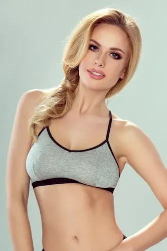 Glara Sports bra with lace on the back (9044938)