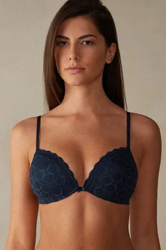 Intimissimi Sujetador Push-Up Silvia de Encaje Mujer Azul Tamaño 1B (9059941)