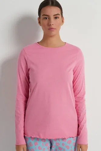 Tezenis Camiseta Algodón Manga Larga Punto de Muñeca Mujer Rosa Tamaño L (9079689)