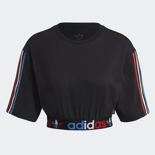adidas Camiseta Adicolor Primeblue Tricolor Cropped (9082584)