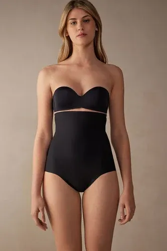 Intimissimi Culotte Modelador Talle Alto en Microfibra Sin Costuras Mujer Negro Tamaño 2 (9082290)