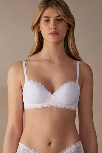 Intimissimi Sujetador Balconette Claudia de Encaje Mujer Blanco Tamaño 1B (9095594)