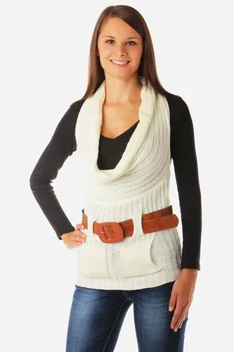Glara Women's warm knitted vest (1738530)