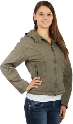 Glara Short women's jacket with hood (2884604)