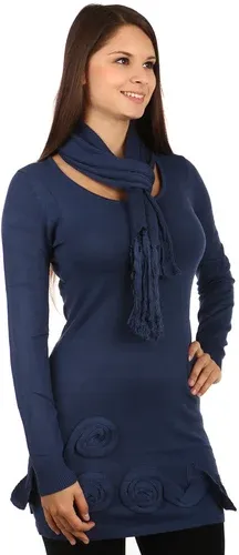 Glara Women's sweater and scarf (2885284)