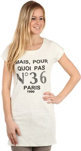 Glara Women's extended T-shirt Paris (1885515)