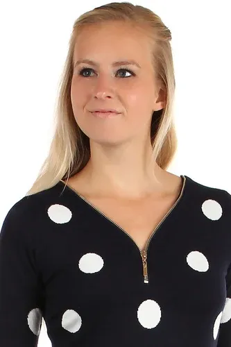 Glara Longer women's polka-dot sweater (2885326)