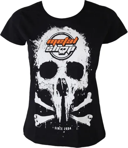 Camiseta metalica De las mujeres - Negro - METALSHOP - MS017 (7813239)