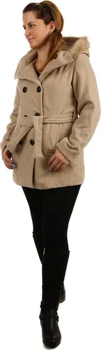 Glara Women's coat with fur on the hood (6401347)